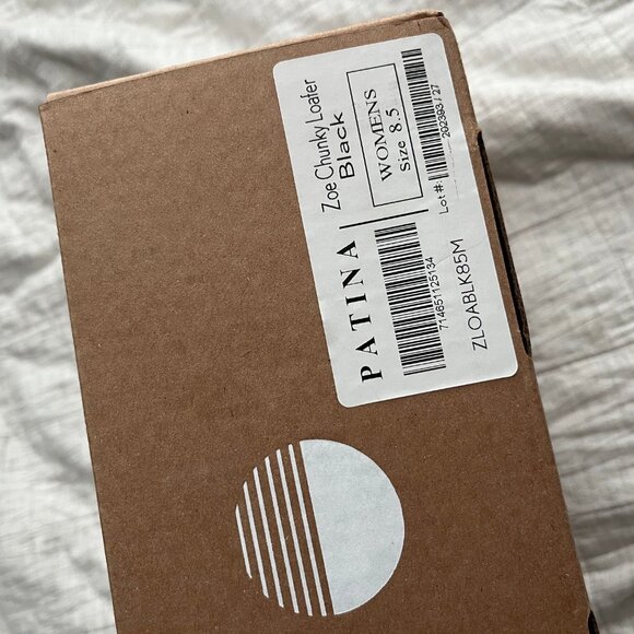 Portland Leather Goods Patina Zoe chunky loafers,  black, women’s size 8.5 - Picture 6 of 6